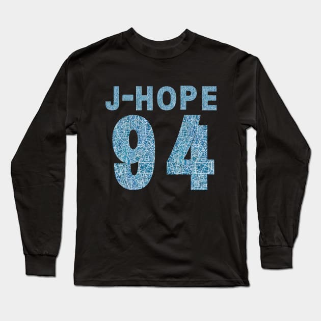 j-hope 94 (BTS Bangtan Sonyeondan) Long Sleeve T-Shirt by e s p y